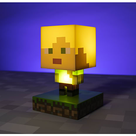 Minecraft Alex lampe - multifarvet