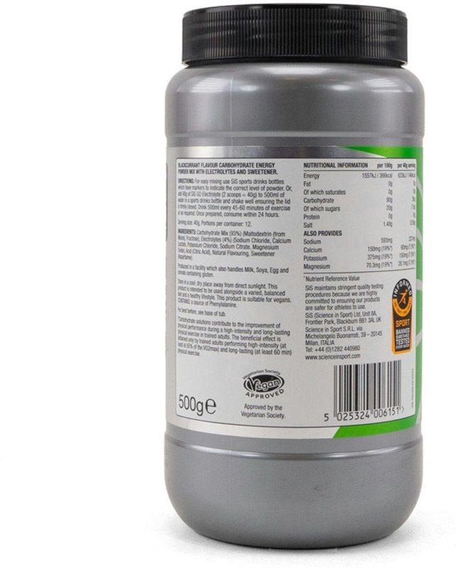 Science in Sport - SIS Energydrink - Go Electrolyte - 500g - Blackcurrant