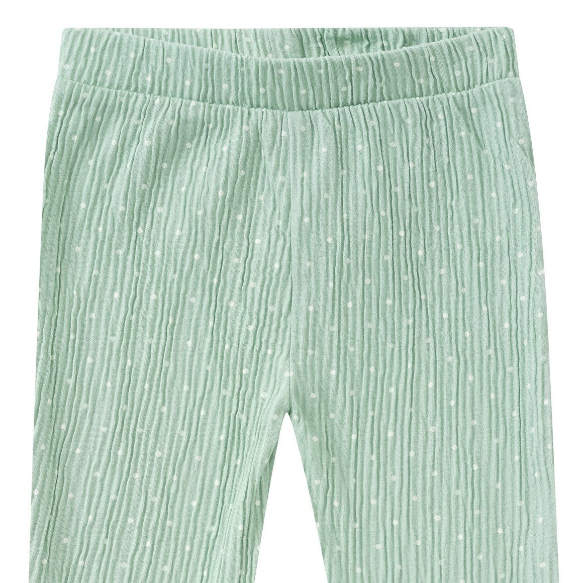 Topomini Baby Leggings mit Punkten allover hellgrün