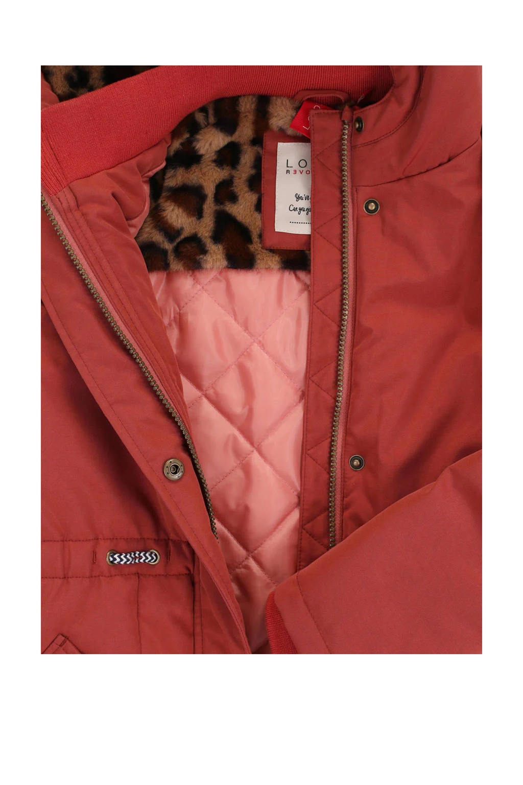 LOOXS little winterjas rood