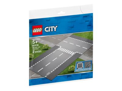 LEGO Rechte en t-splitsing (60236)