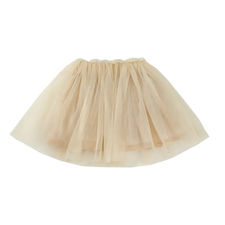 Donsje Jupe Tulle Métallisé Pien | Beige