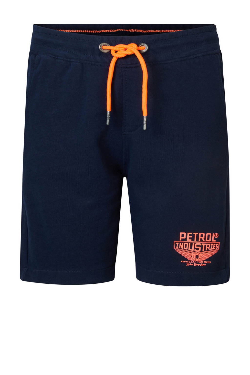 Petrol Industries sweatshort navy/oranje