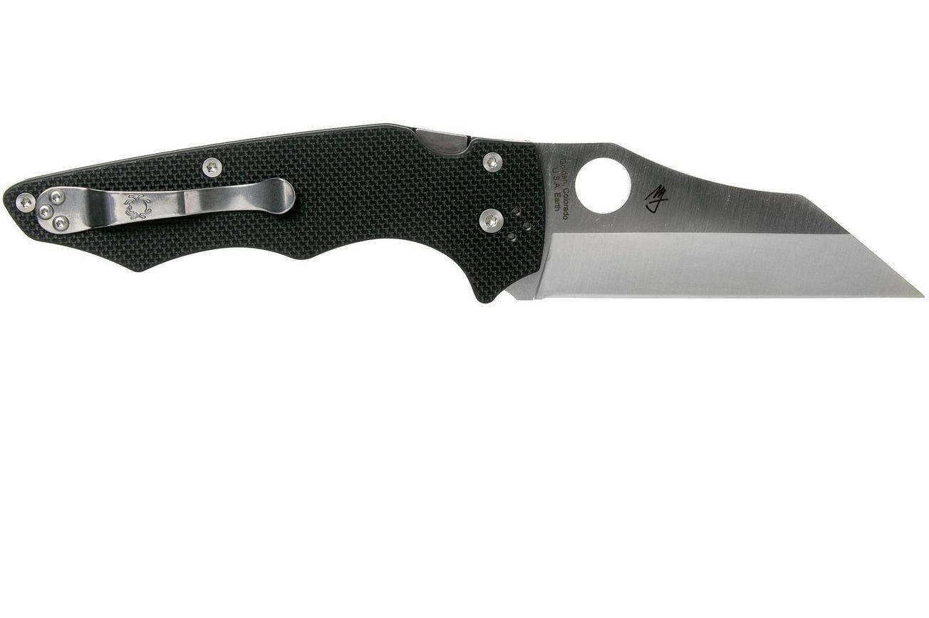 Spyderco YoJumbo C253G Black G10 zakmes, Michael Janich design