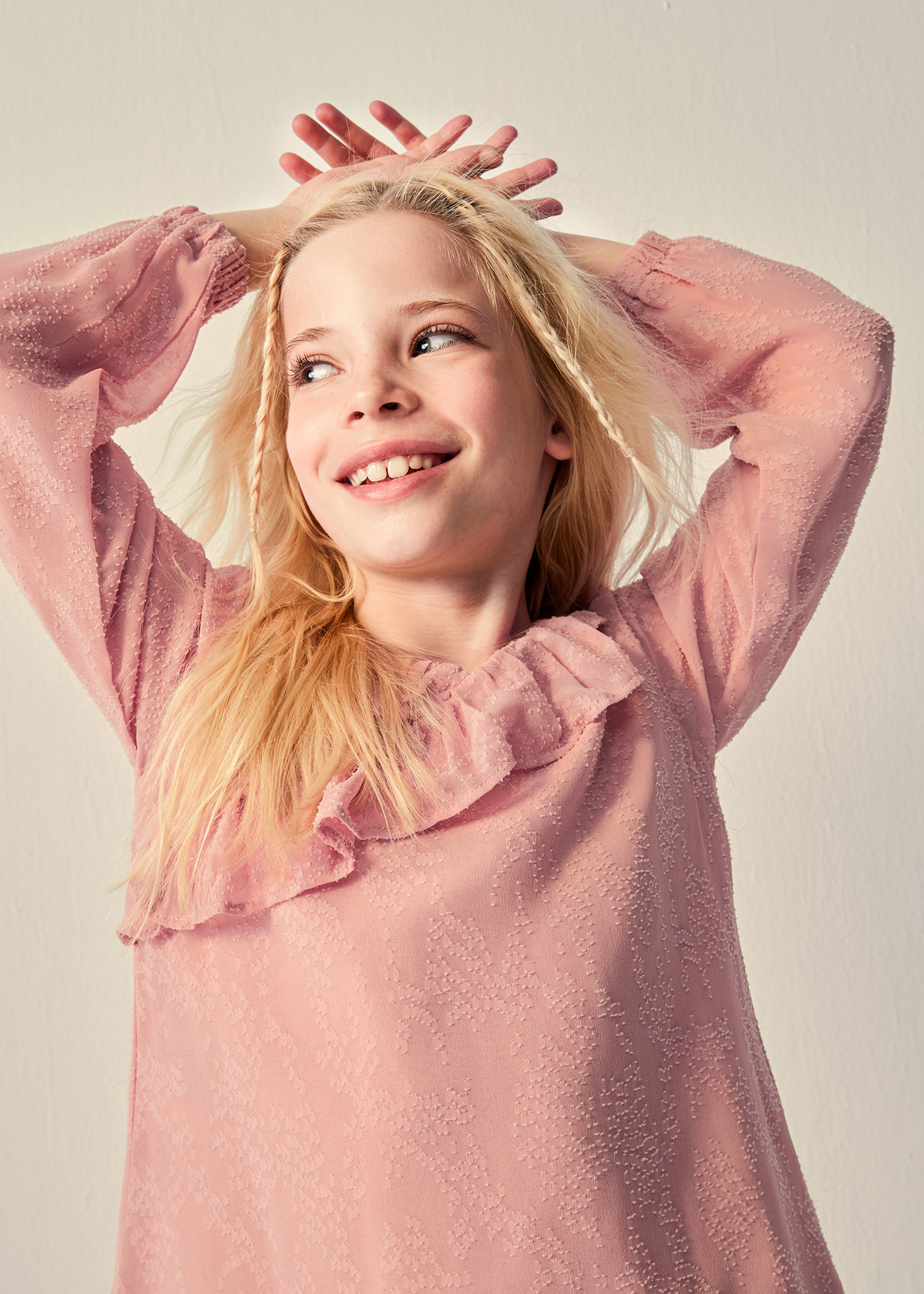 Blusa com babados para menina