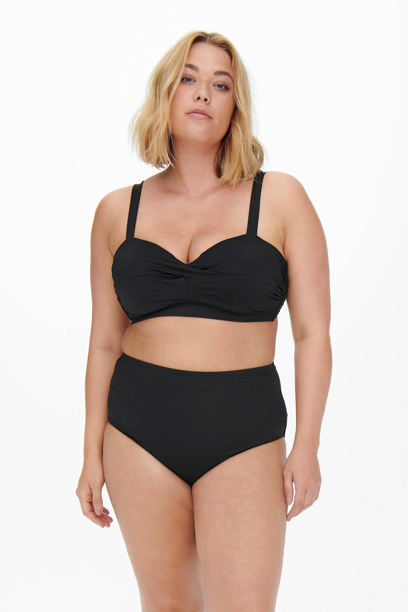 ONLY CARMAKOMA voorgevormde beugel bikinitop CARSOPHIA zwart