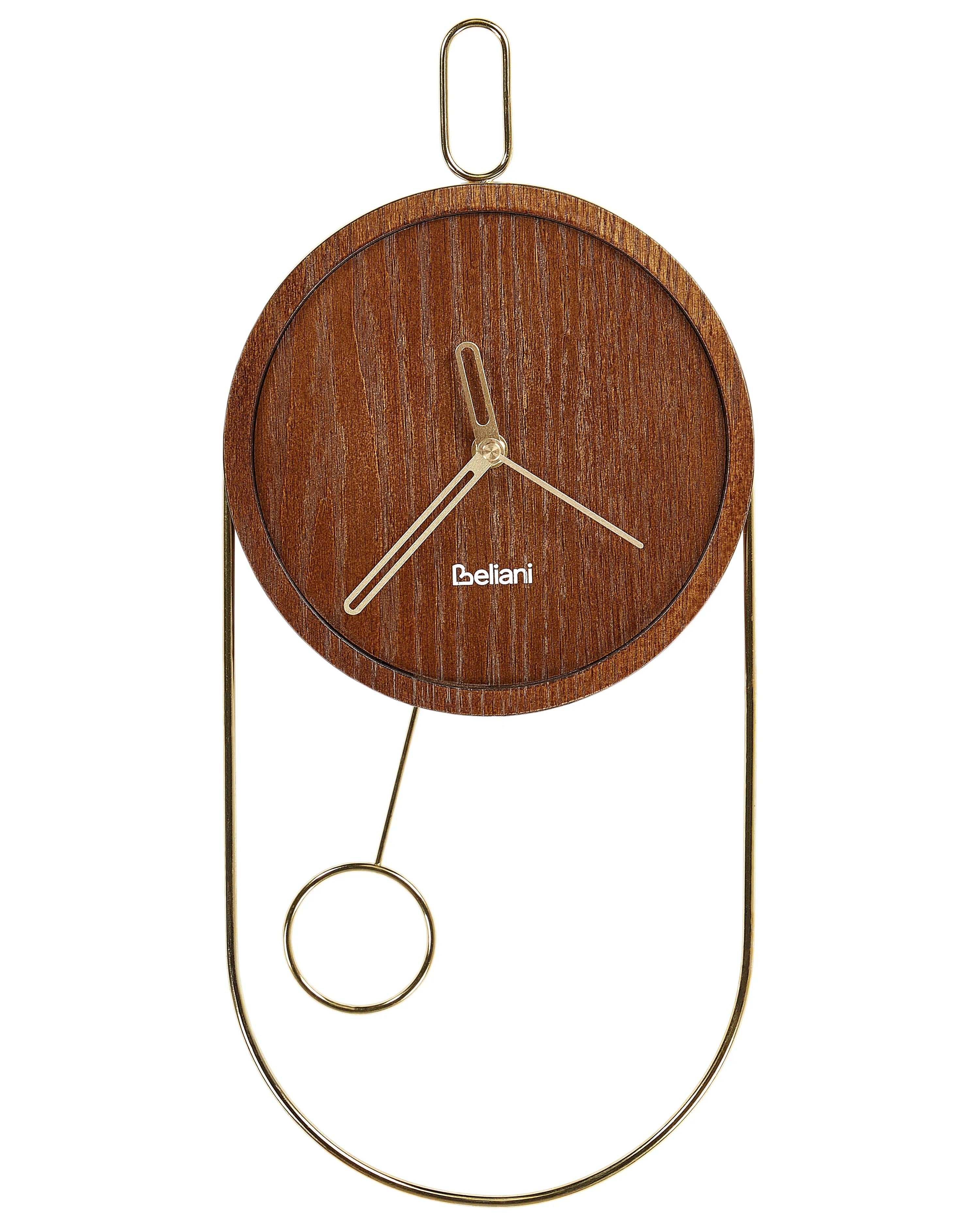 Wandklok SIERRE 20 cm Donkerbruin