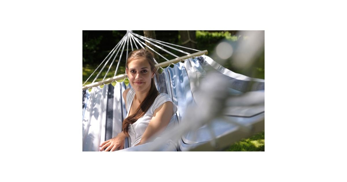 AmazonasSamba Marine hangmat  (Blauw/wit)