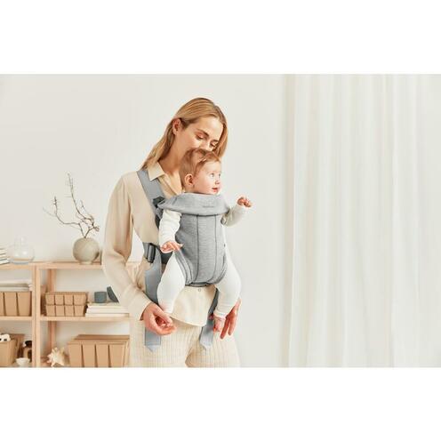 Porte-Bébé Mini Jersey 3D Gris Clair - BABYBJÖRN
