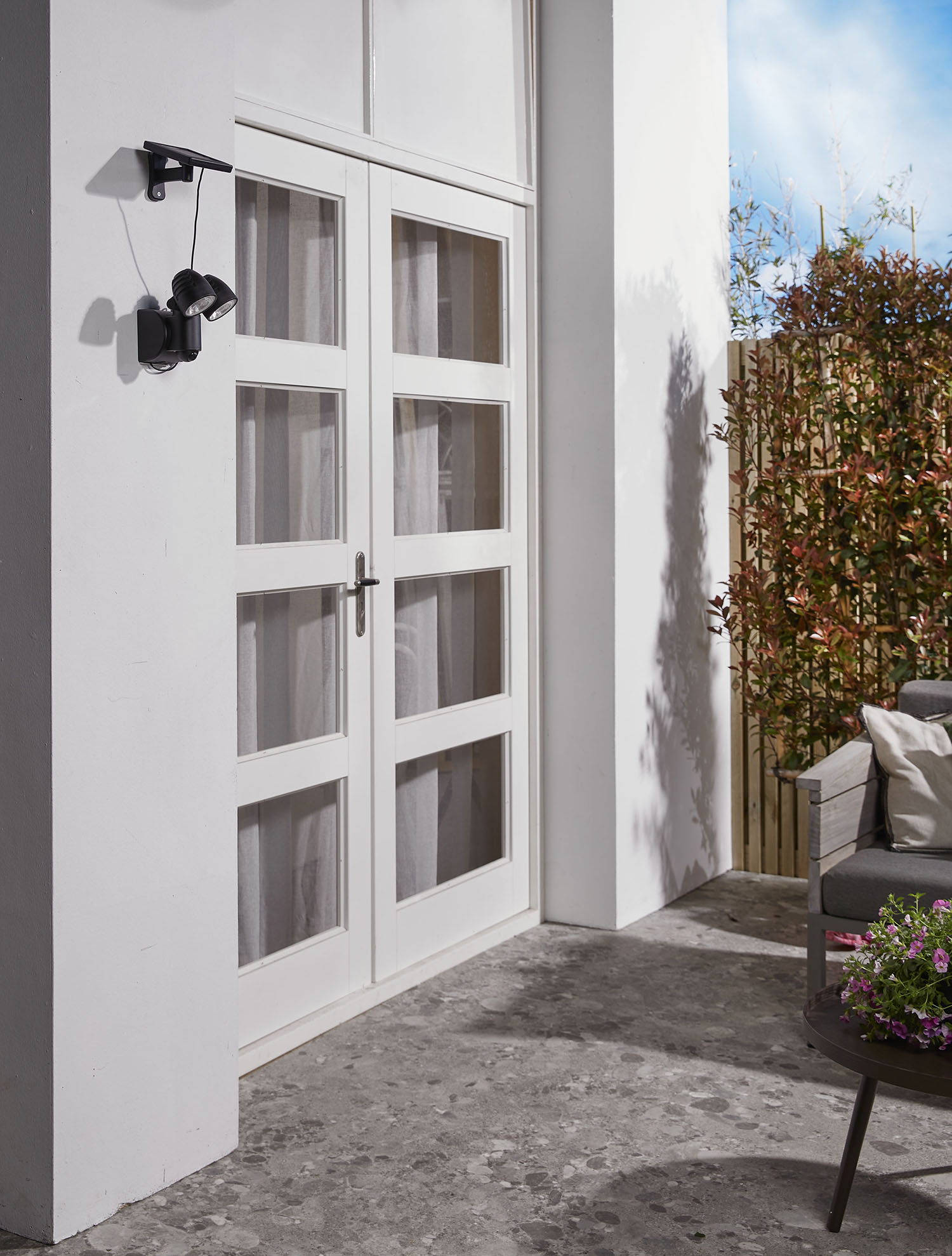 Luxform Salta solar wandlamp met bewegingssensor