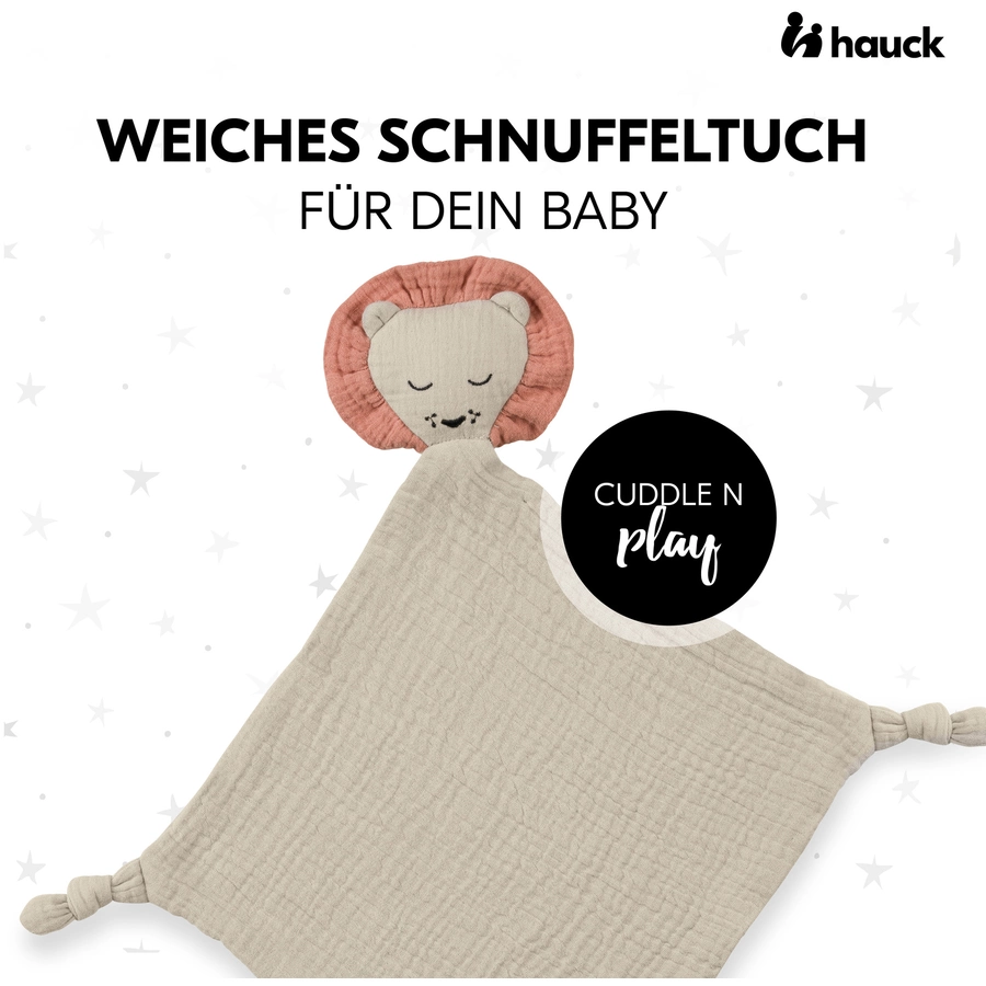 hauck Schnuffeltuch Cuddle N Play Lion Beige