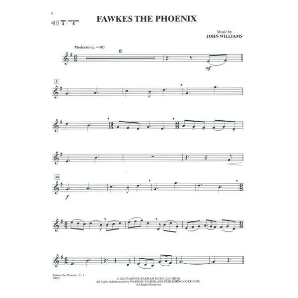 Alfred Music Publishing Harry Potter Clarinet