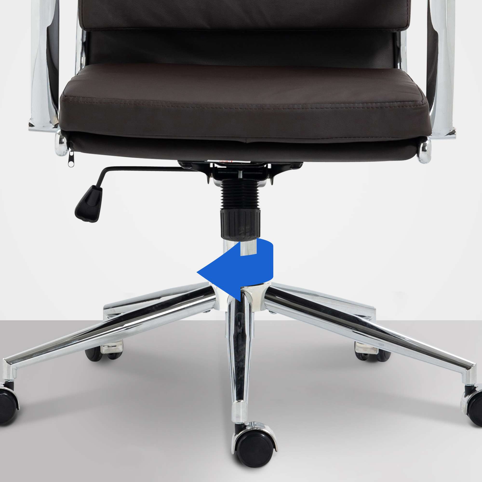 CLP Bürostuhl Cleveland I Ergonomischer Schreibtischstuhl I Höhenverstellbar mit Wippfunktion I Chefsessel mit Armlehnen