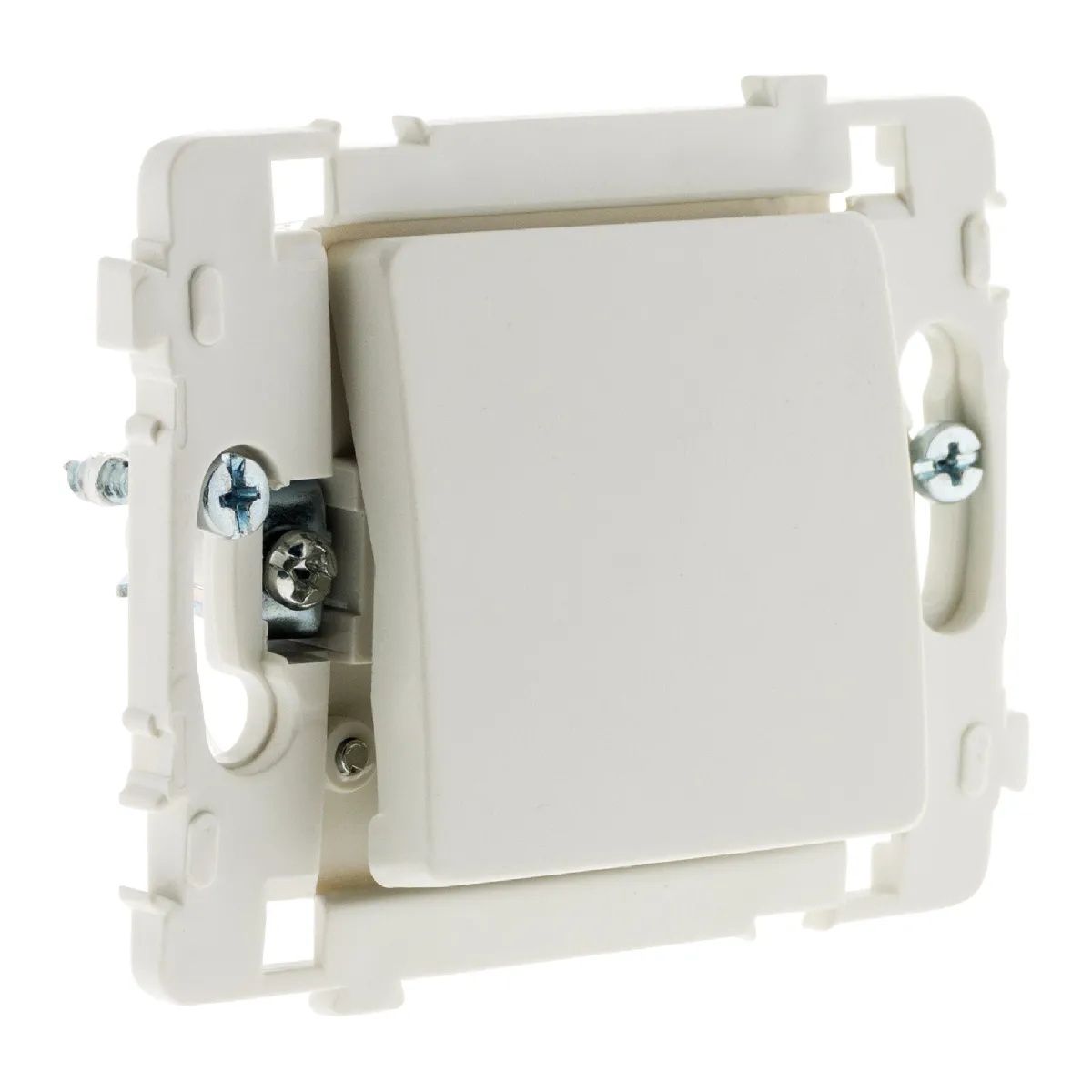 Zenitech Bouton poussoir Clarys - Blanc