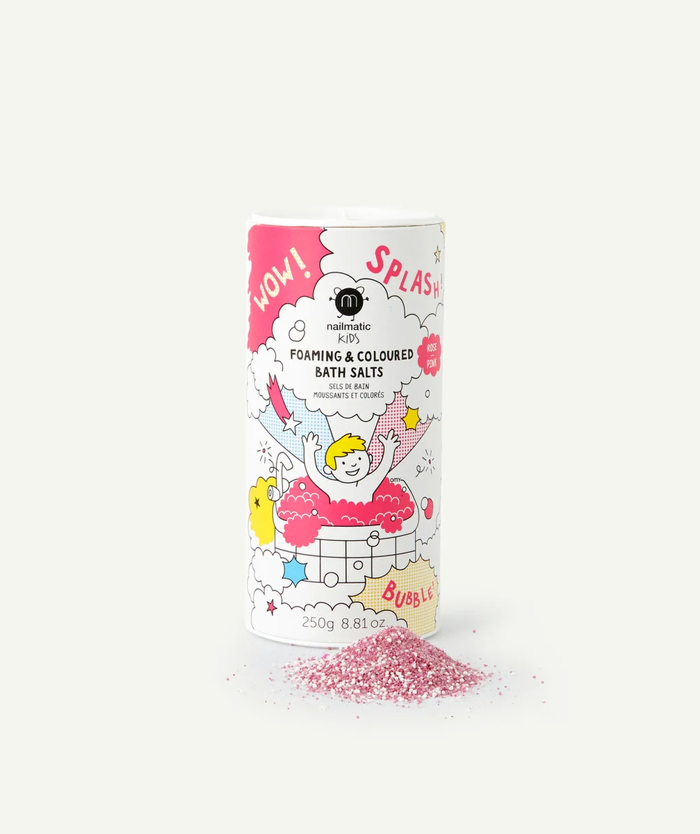 NAILMATIC– LES SELS DE BAIN MOUSSANTS ET COLORÉS ROSE