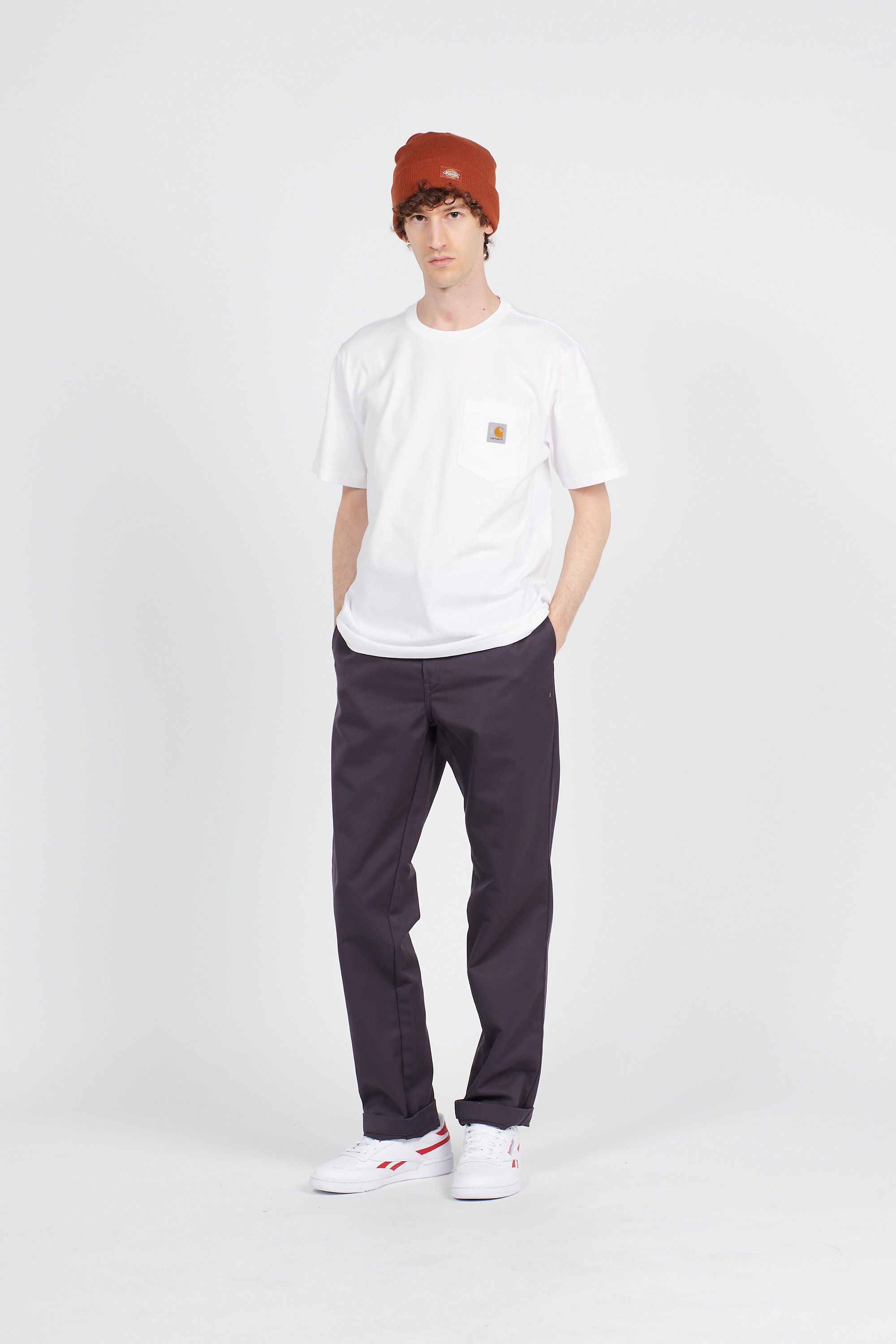 CARHARTT WIP T-shirt Pocket Blanc