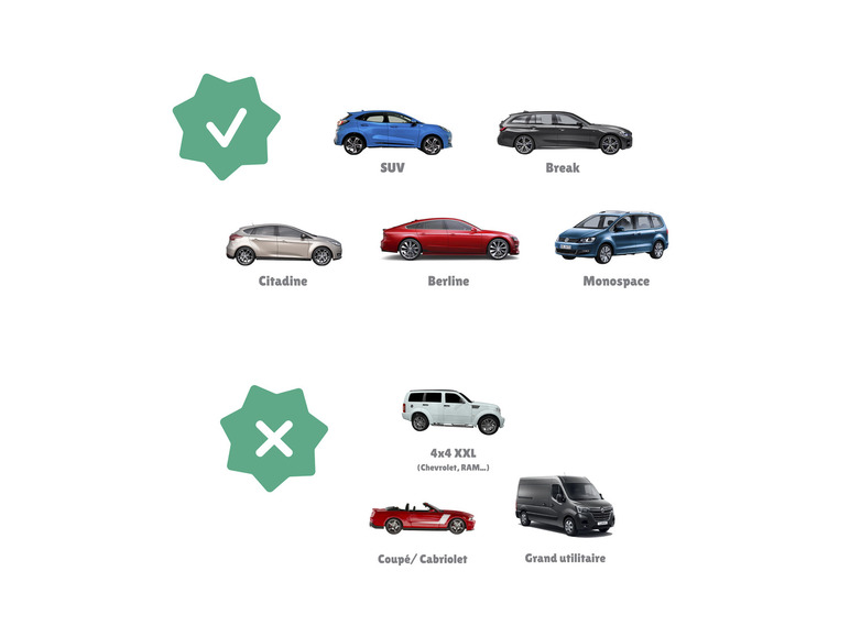 Set van 2 auto-zonneschermen