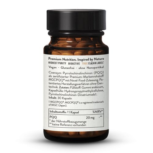 Sunday Natural Products  PQQ 20 mgPyrrolochinolinchinol