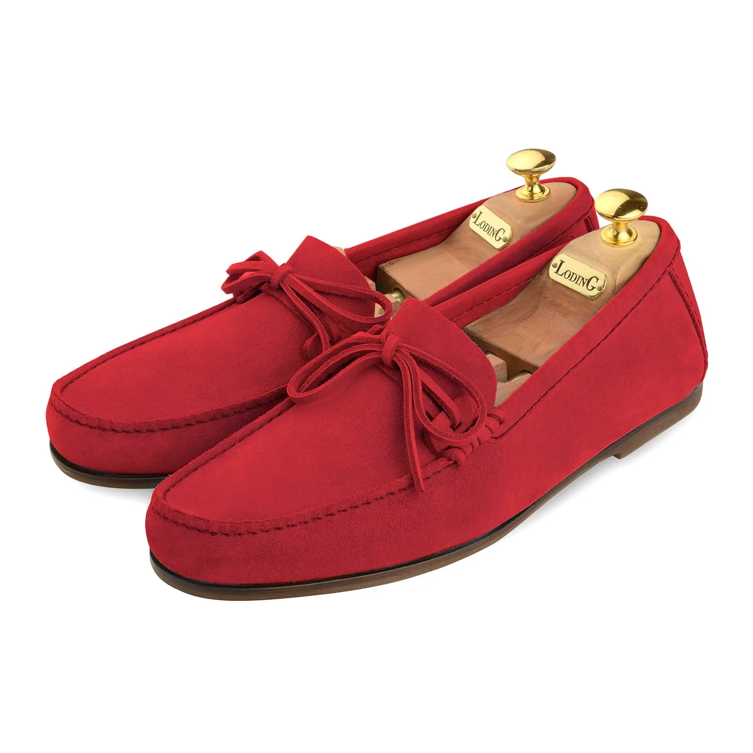 Mocassin Bahia 819 veau velours rouge