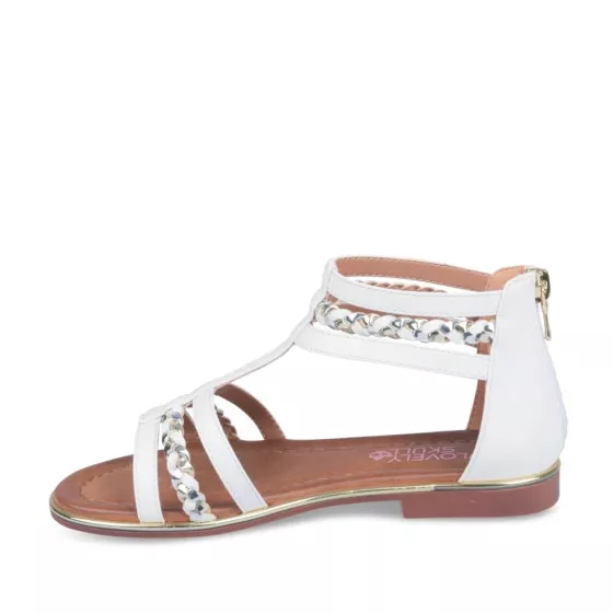 Sandales BLANC LOVELY SKULL