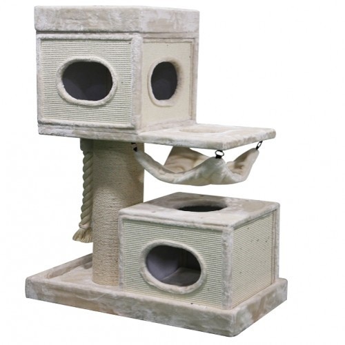 Arranhador Corporal Kattens nº 1 para Gatos, Cor Creme