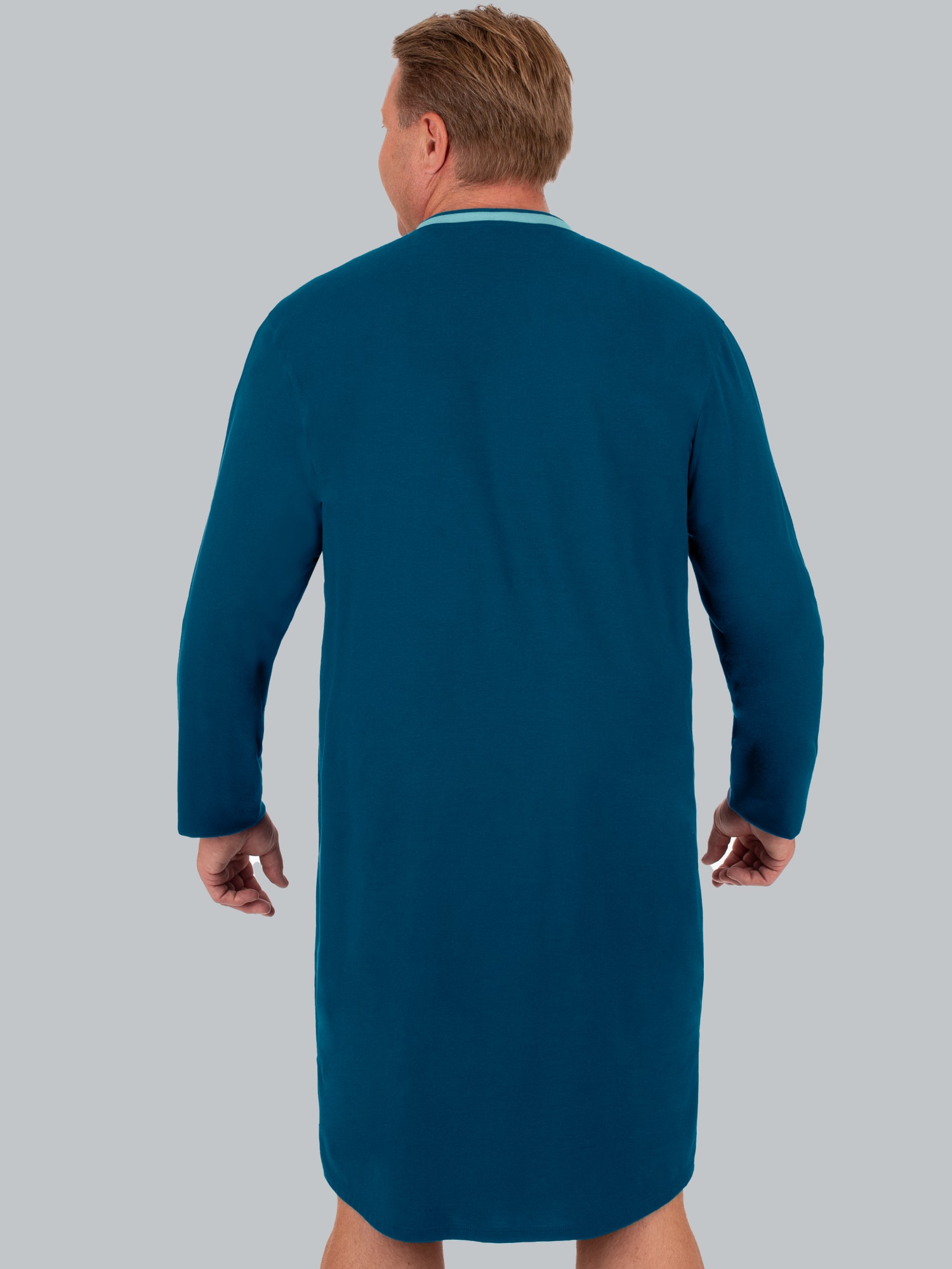 Herren-Nachthemd aus Biobaumwolle (kbA) Saphir-C2C