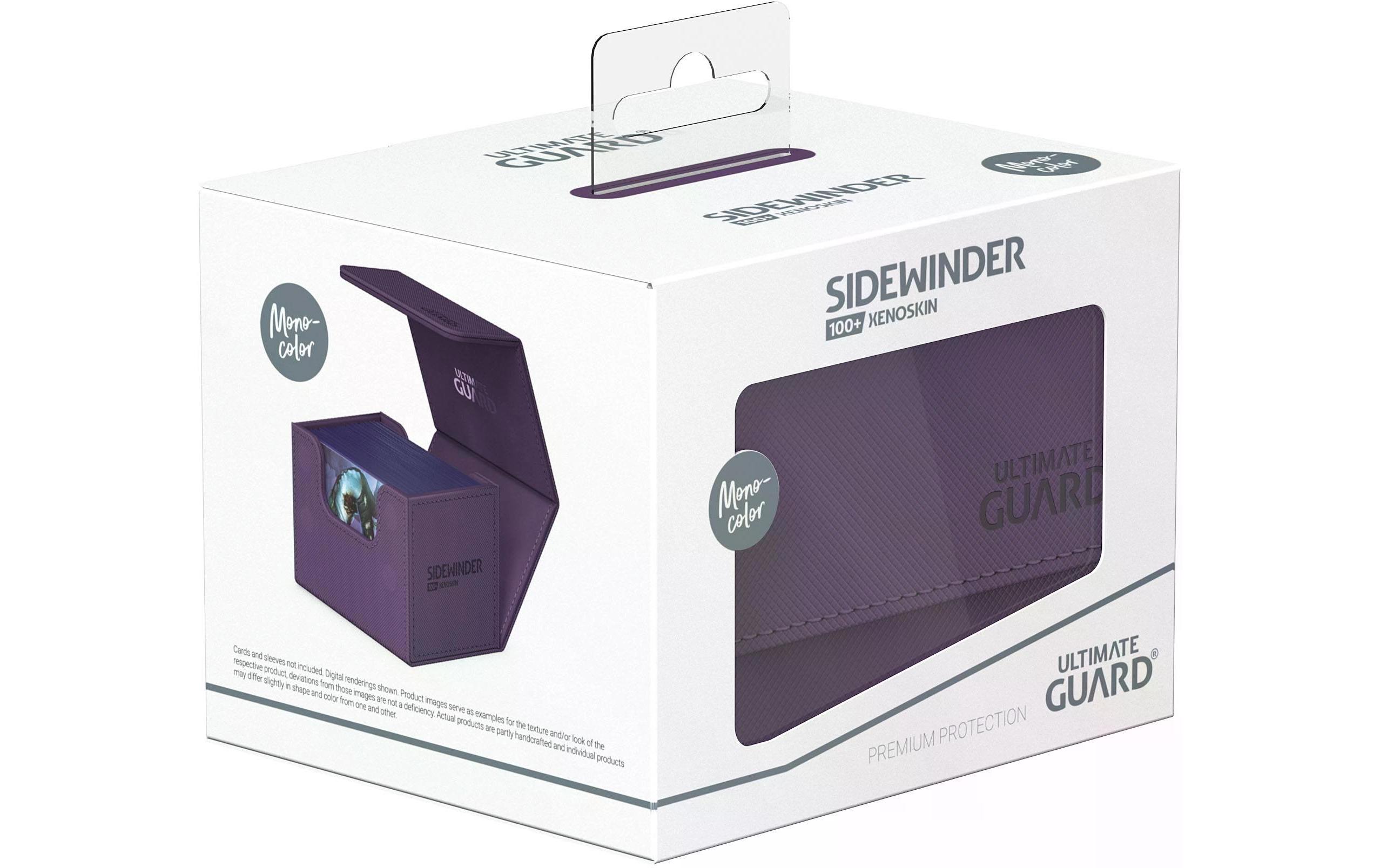 Kartenbox XenoSkin Sidewinder Monocolor 100+ ViolettHochwertige Box für Sammelkarten in Standardgrösse