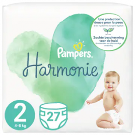 Pampers Harmonie maat 2 luiers (vanaf 4 kg tot 8 kg)