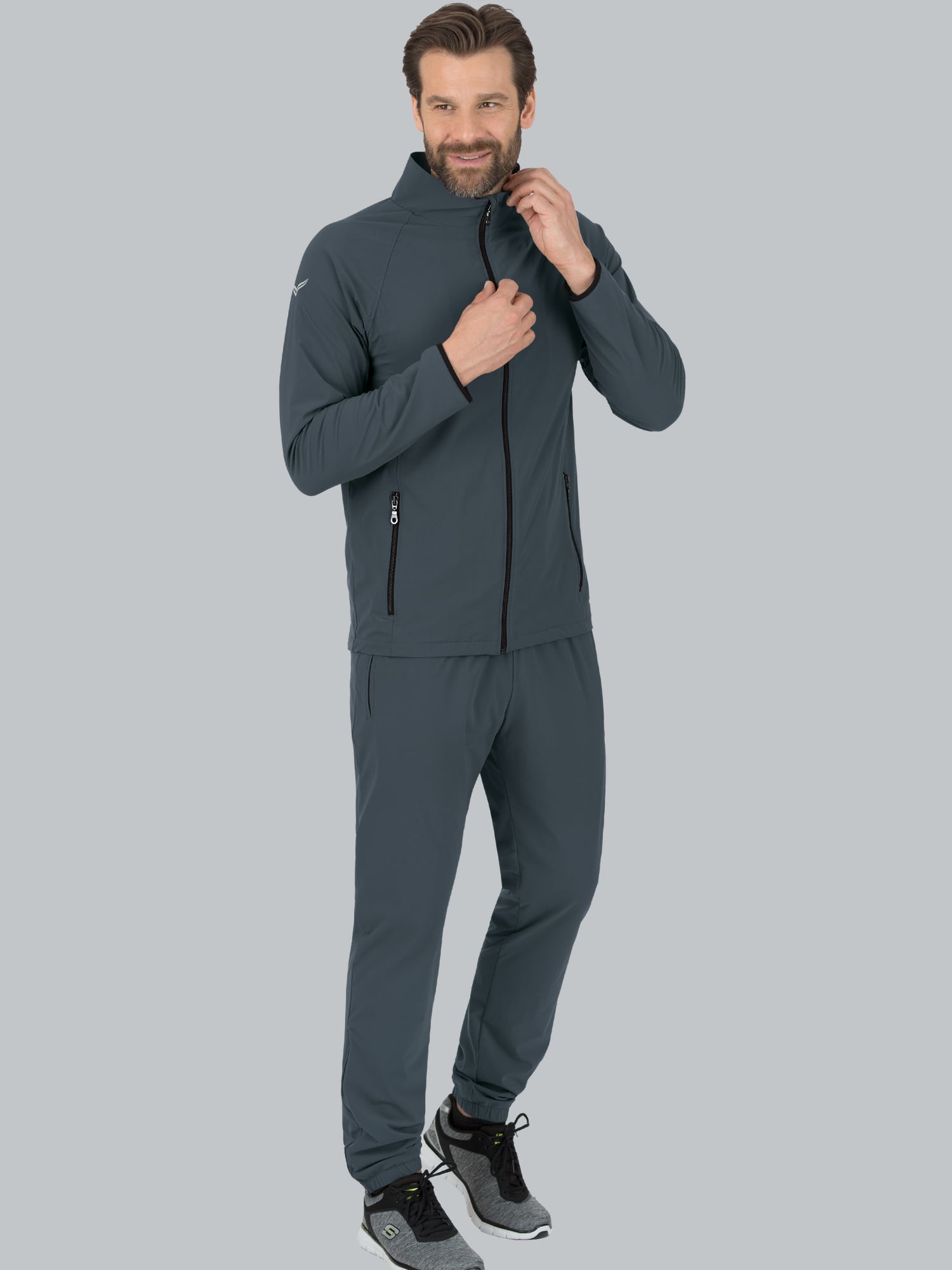 Bequemer Jogginganzug für Sport und Freizeit Anthrazit