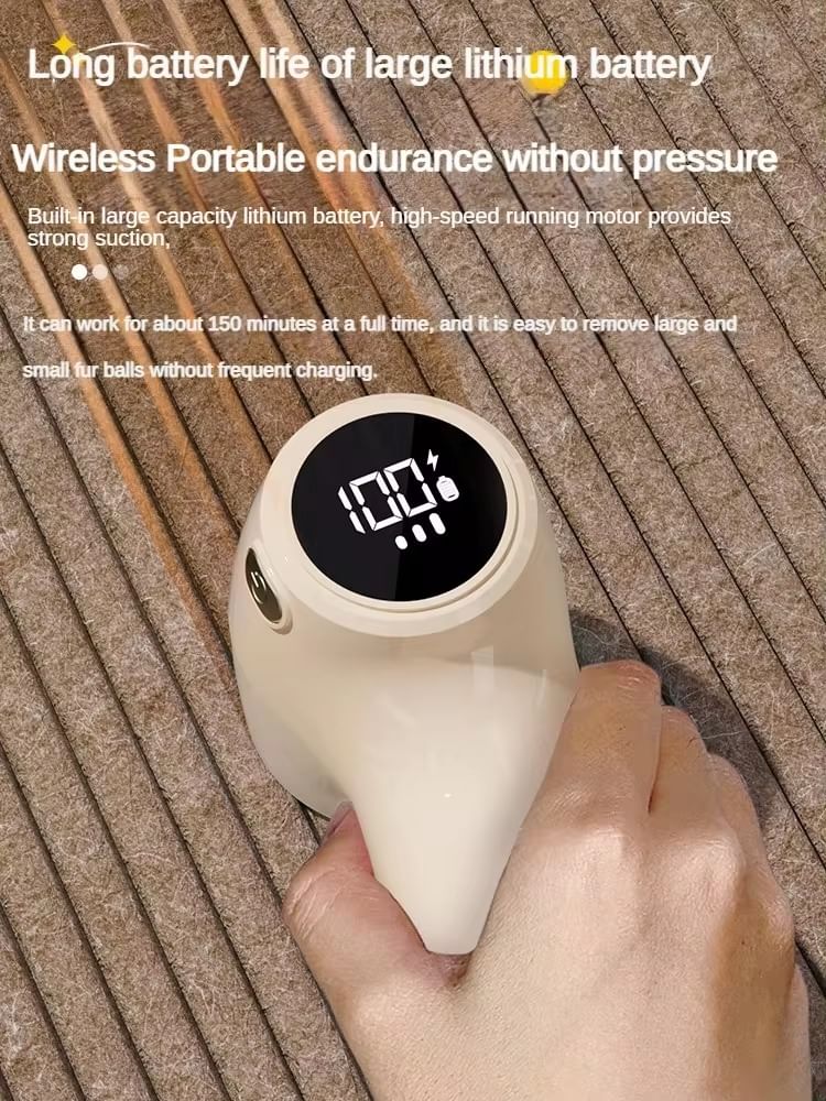 HOMTEC - USB oplaadbare pluizenverwijderaar