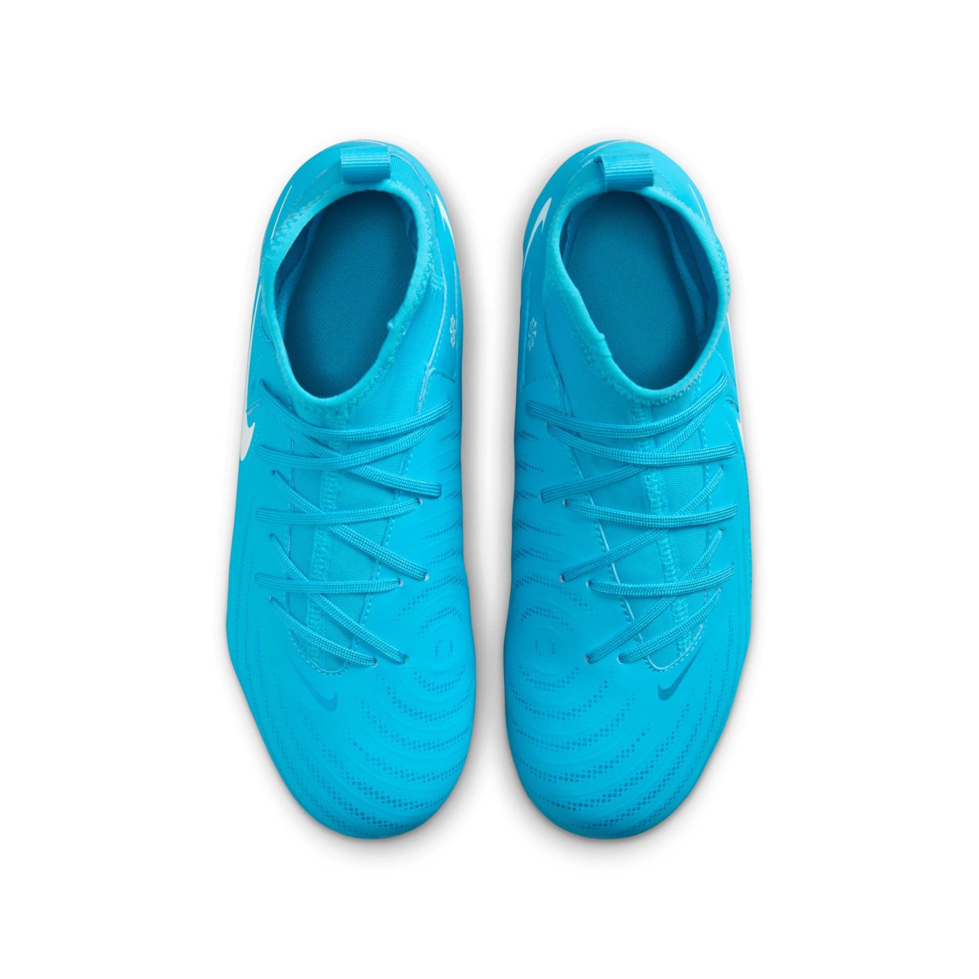 Nike Phantom Luna II Academy Gras / Kunstgras Voetbalschoenen (MG) Kids Blauw Wit