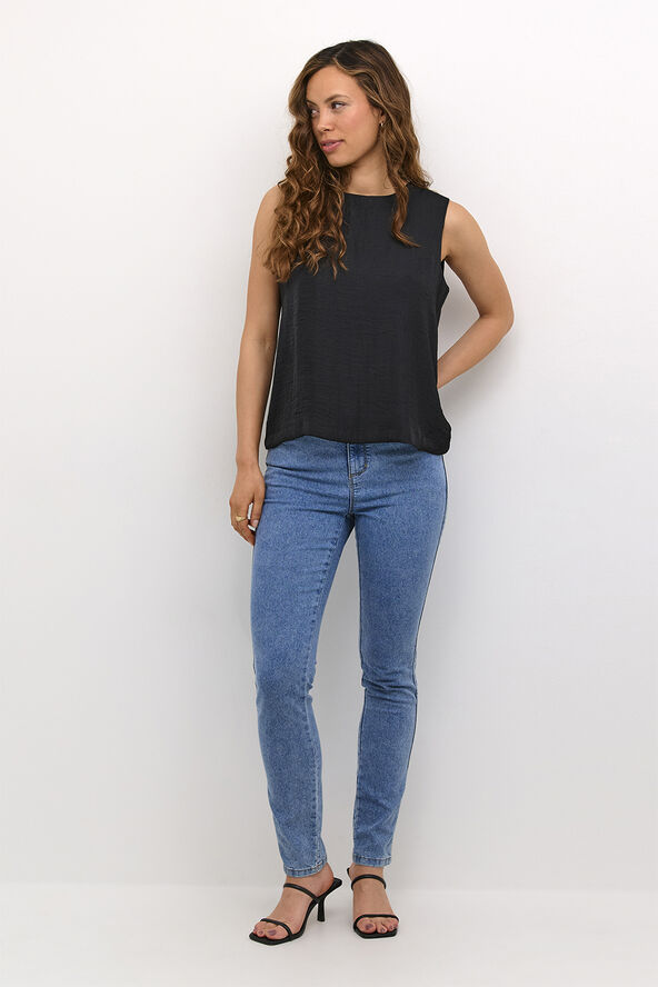 Kaffe KAallie Top Black deep