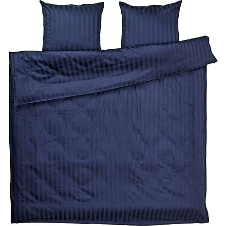 MAISON sengetøj 200x220 cm - dobby blå