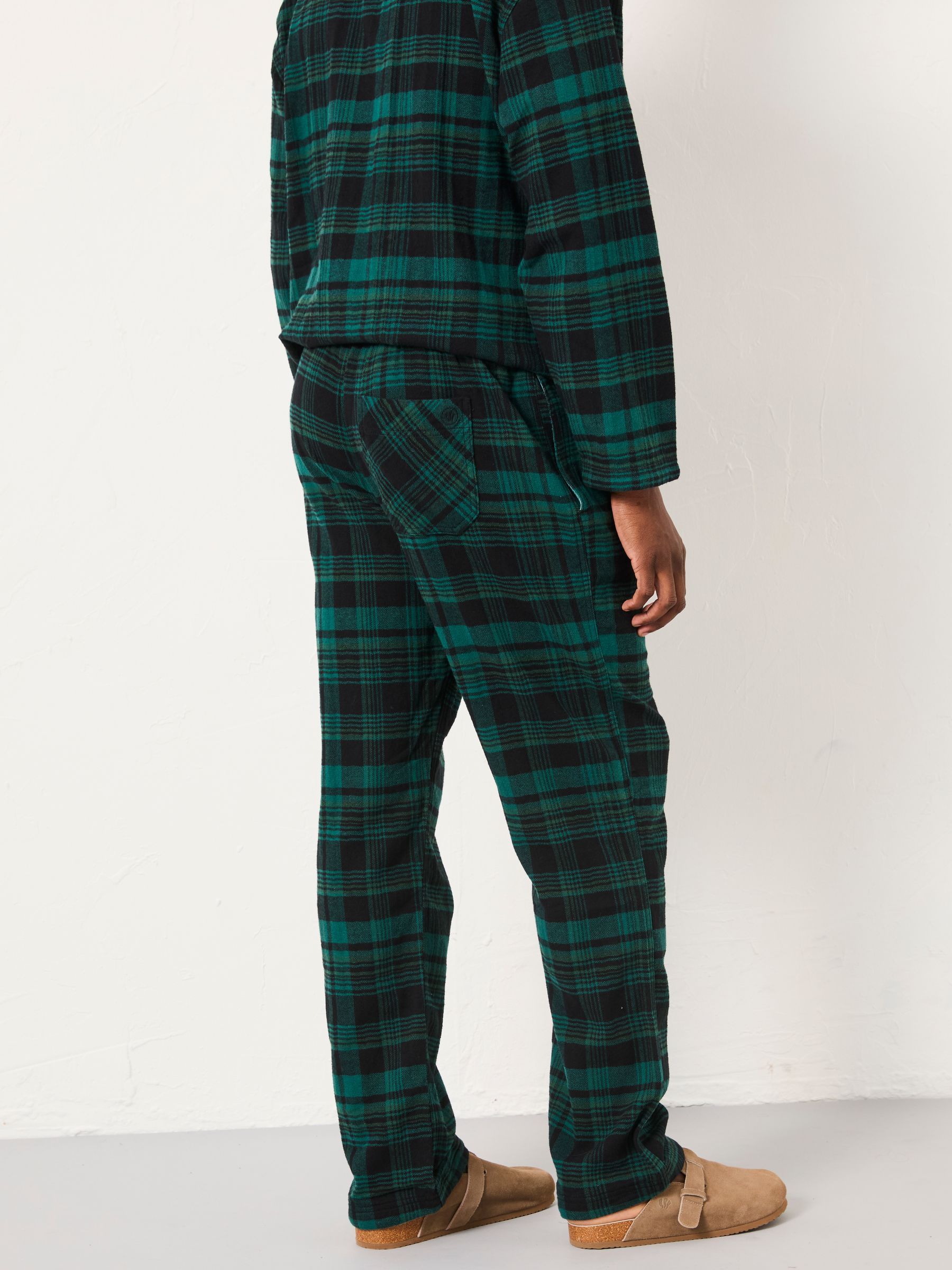 FatFace Check Pyjama Bottoms
