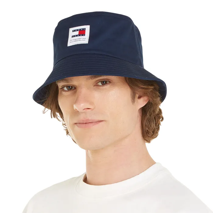 Tommy Hilfiger Jeans Modern Patch Bucket Hat Heren