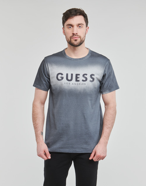 Guess - FRANTIC CN SS TEE - Bleu