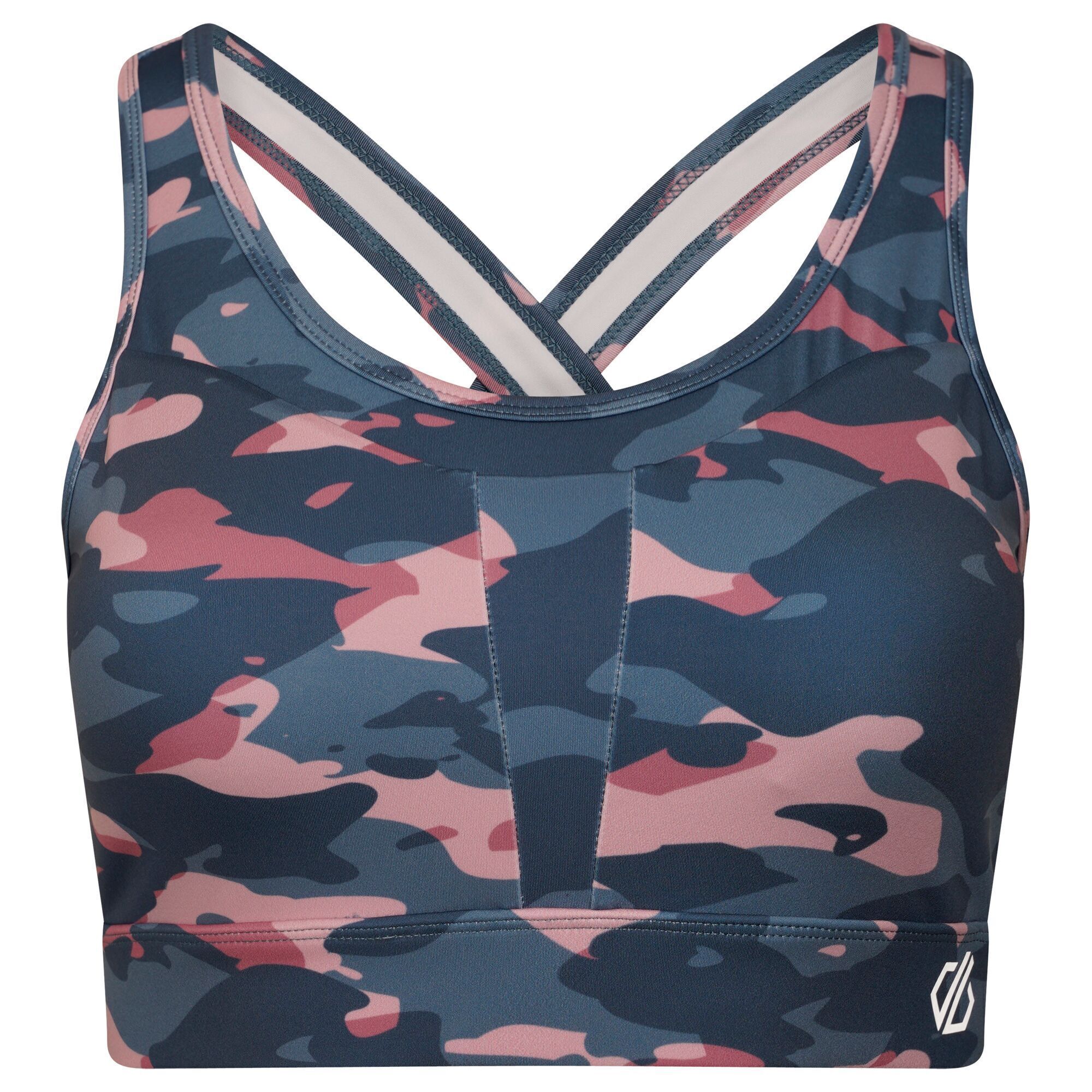 Sutiã esportivo Laura Whitmore Edit Mantra Camouflage Dare 2b