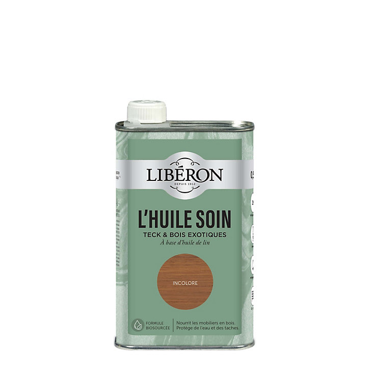 Huile de soin teck & bois exotiques Libéron incolore 500ml