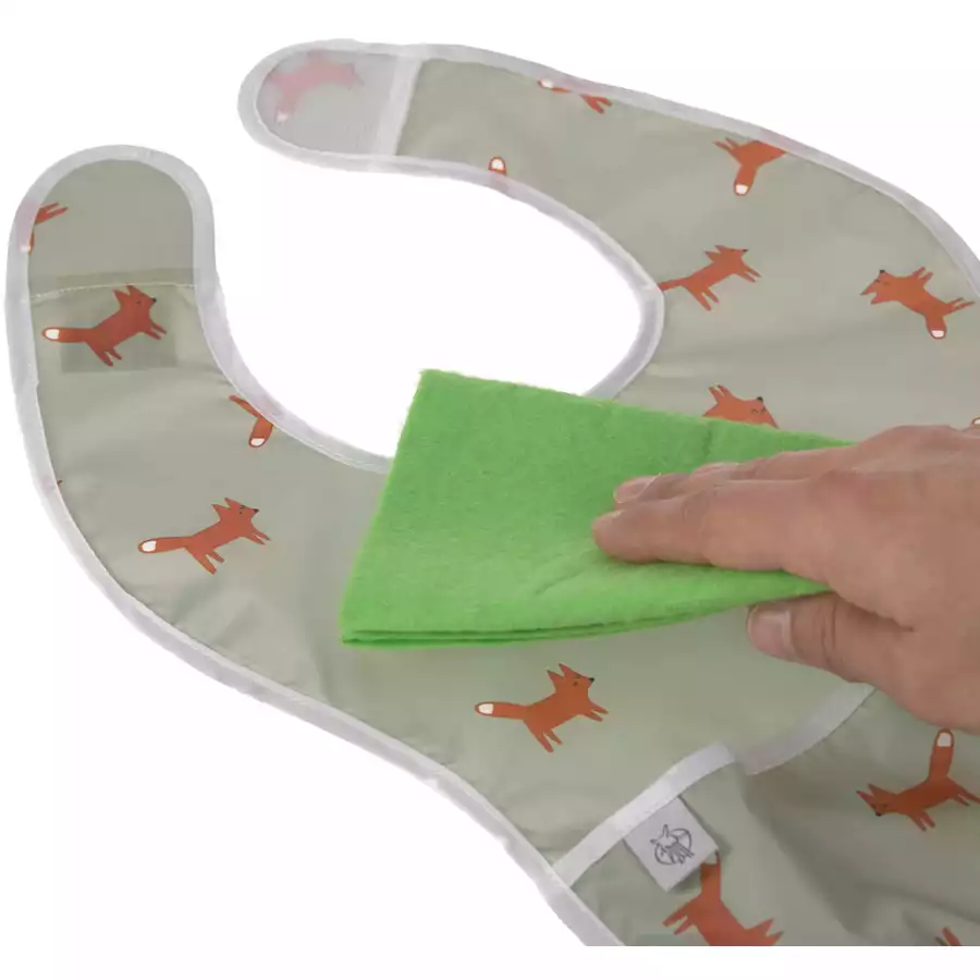 Lässig Lätzchen mit Auffangschutz 2er Pack Little Forest Fuchs
