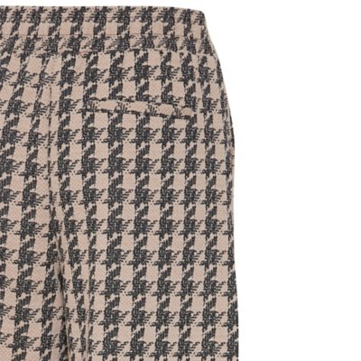 Pantalon femme Ihkate Houndstooth Wide PA2 ICHI