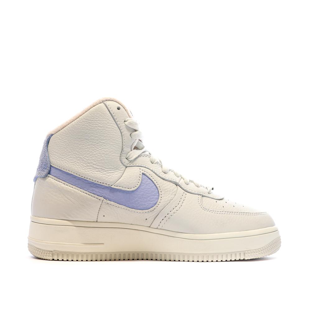Nike Baskets Gris/Bleu Femme Nike Air Force 1 Sculpt