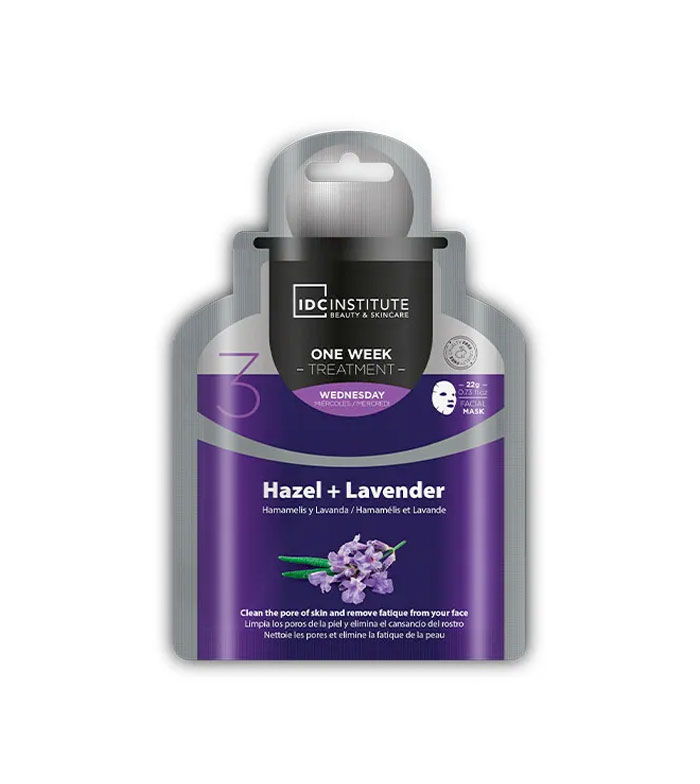 IDC Institute - Máscara facial com Bruxa Hazell e Lavander