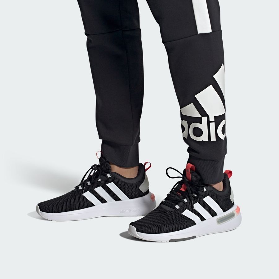 adidas Chaussures Racer - Noir/Blanc