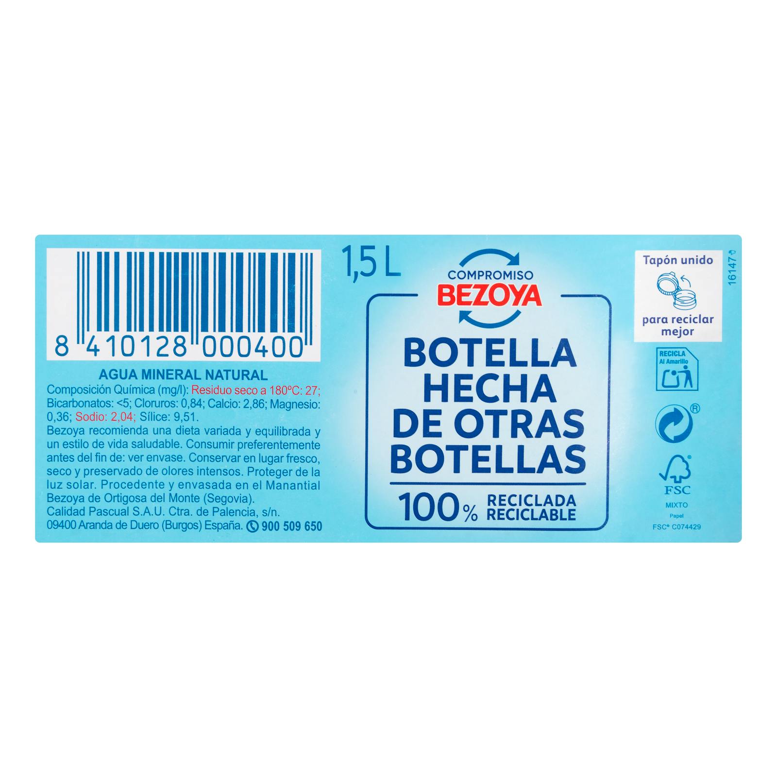 Grande eau minérale Bezoya