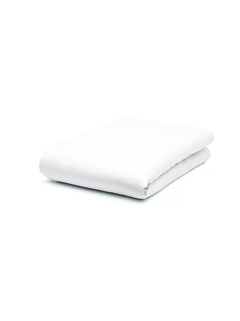 FLEURESSE Satin Spannleintuch Royal Uni 90x200cm Weiss weiss