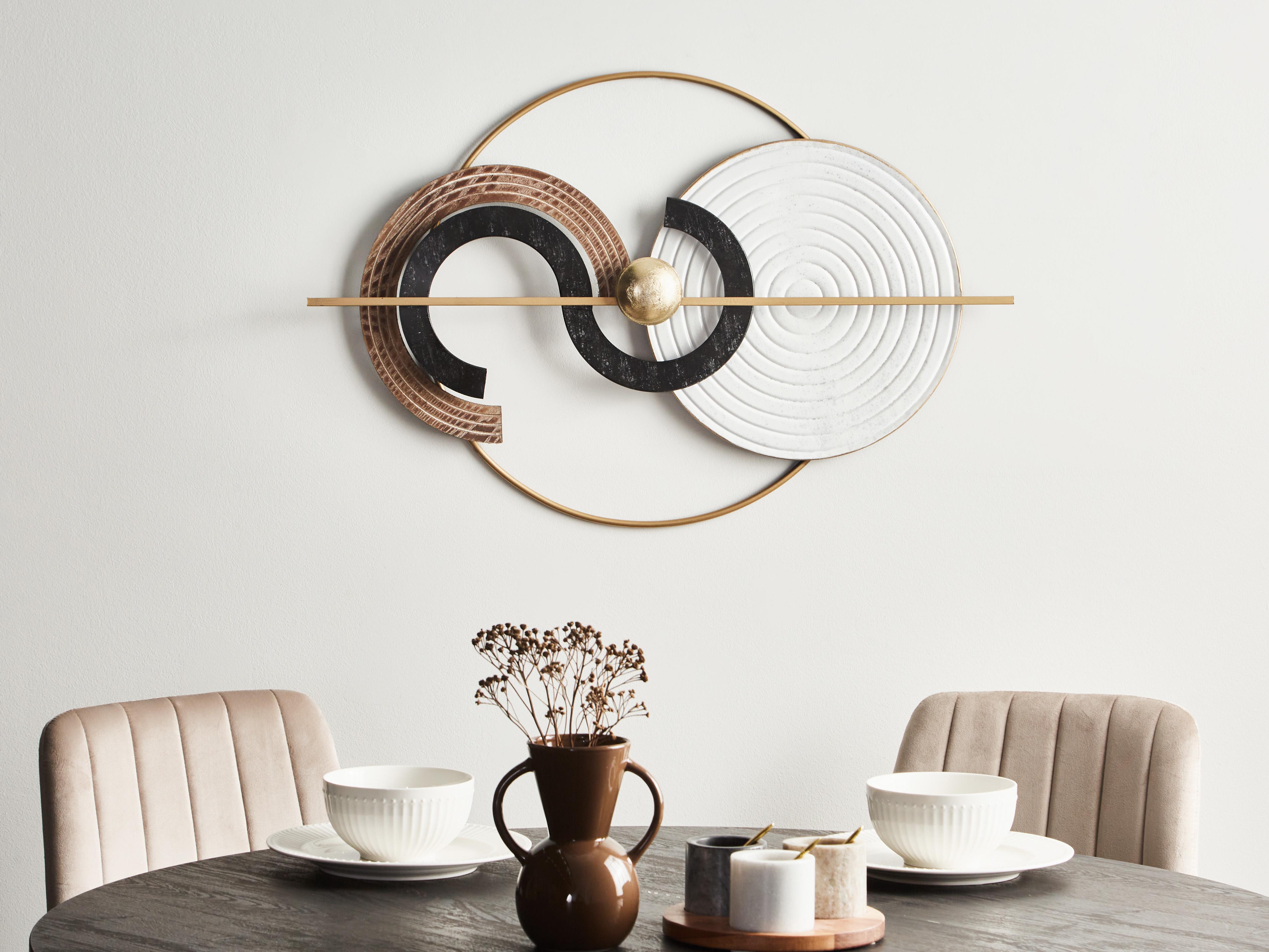 Wanddecoratie BRAGA Metaal 55 cm Meerkleurig