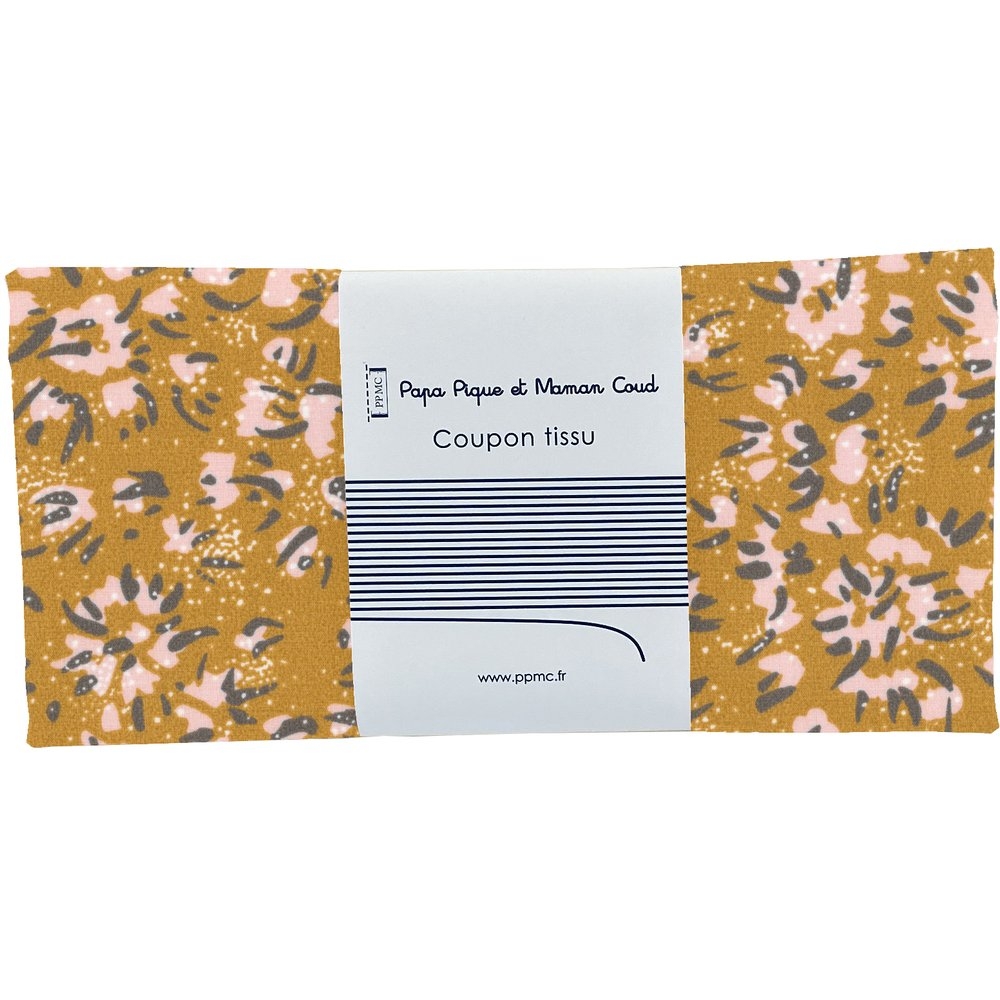 Coupon Tissu 50 Cm Gypso Ocre