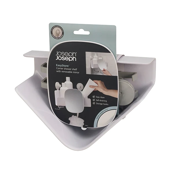 Étagère de douche en coin avec miroir easystore Joseph Joseph