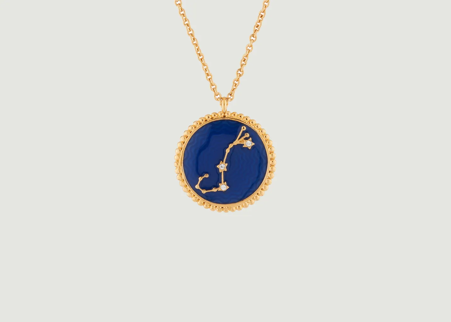 Collier avec pendentif signe astrologique Scorpion Les Néréides