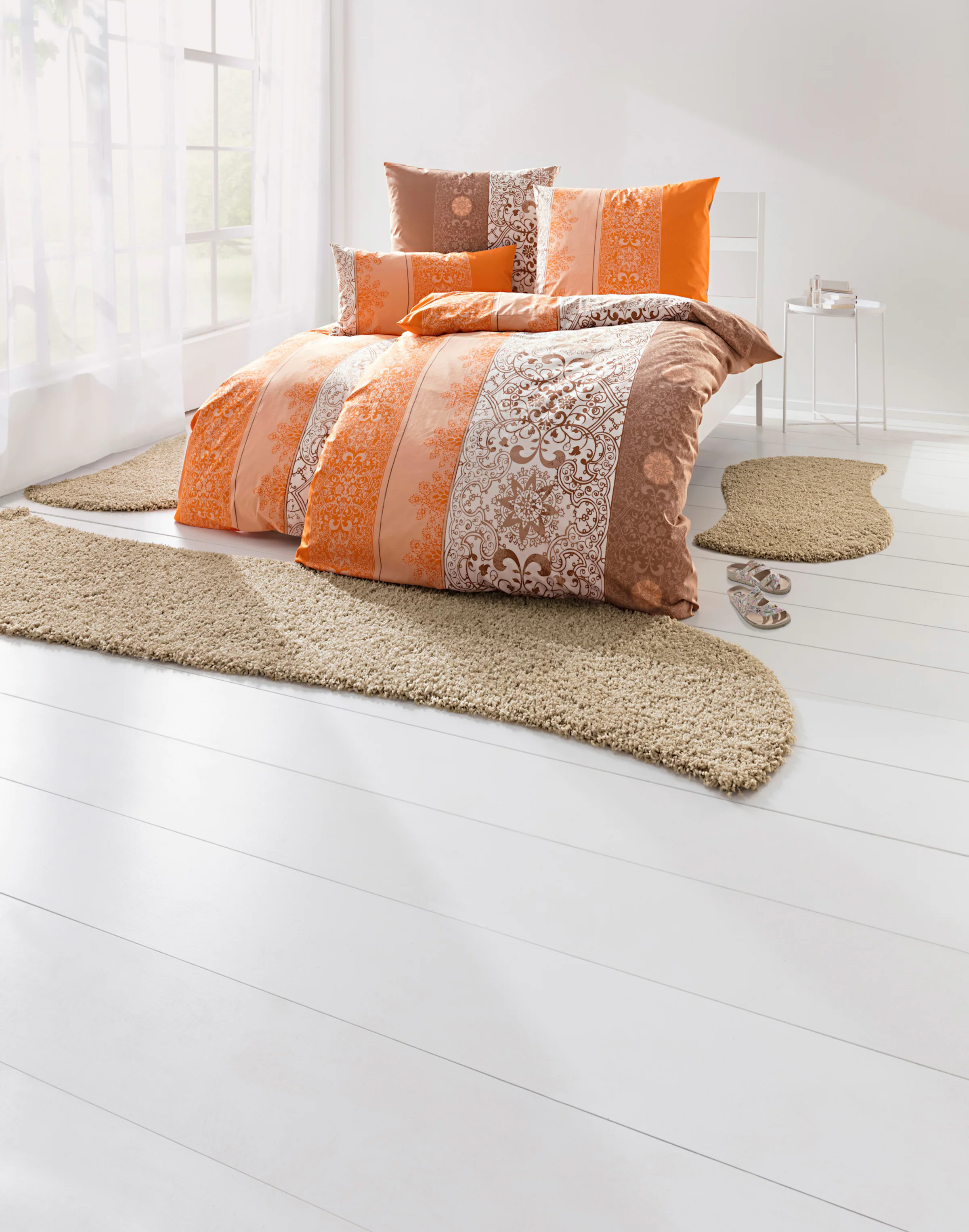 heine home Bettwäsche in terracotta-braun